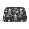 thumbnail image 1 of Rateoe Gnome With Mushroom for Travel Makeup Bag,Large Capacity Cosmetic Bags for Women,Waterproof Portable Pouch Open Flat Toiletry Bag Make up Organizer, 1 of 8