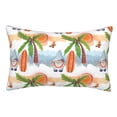 thumbnail image 1 of Rateoe Gnome and Surfing Pattern Decorative Pillow Case,Throw Pillow Covers,Plush Pillow Cover,Soft Pillow Case,Velvet Pillow Case-20"x30", 1 of 6