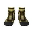 thumbnail image 1 of Rateoe Gold Glitter Pattern Quarter Crew Socks,Toe Seamed Ankle Socks,Cotton Cushioned Breathable Athletic Crew Sports Socks, 1 of 7