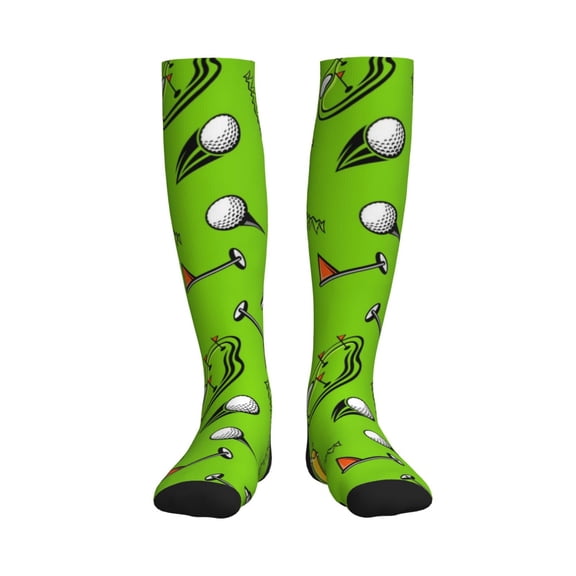 Rateoe Golf Sport Club Compression Socks for Women and Men 20-30mmHg-Circulation Support Socks Knee High Nurse Pregnant Running Medical and Travel Athletic