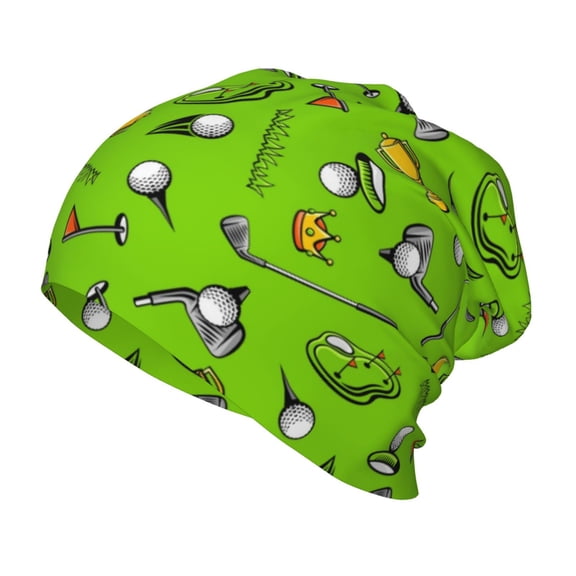 Rateoe Golf Sport Club Kids Beanie Warm Knit Beanie Hats Boys Girls Winter Hat Soft Slouchy Hats for Kids