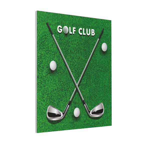 Rateoe Golf Sport Club Pattern Decorative Picture – Unique Modern Wall Art, Ready-to-Hang Canvas Print for Home (Vertical)