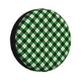 thumbnail image 1 of Rateoe Green Argyle Plaid Pattern Tire Cover Wheel Protectors Weatherproof Wheel Covers Universal Fit for Trailer Rv SUV Truck Camper Travel Trailers Accessories-16 inch, 1 of 6