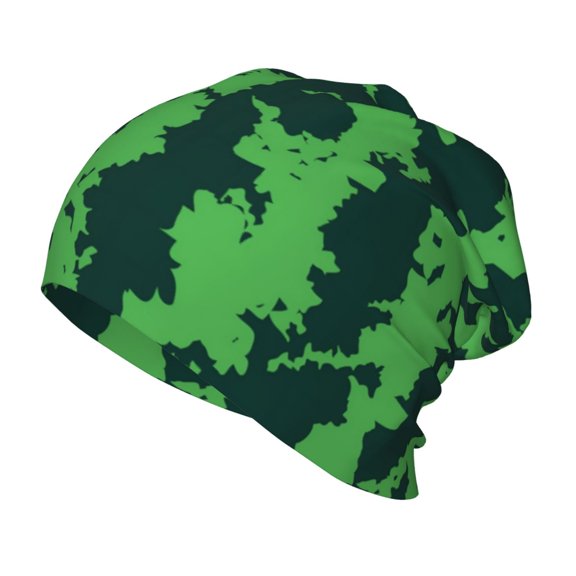 Rateoe Green Stripes Of Watermelon Kids Beanie Warm Knit Beanie Hats Boys Girls Winter Hat Soft Slouchy Hats for Kids