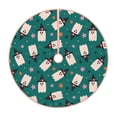 thumbnail image 1 of Rateoe Halloween Ghosts Pattern Christmas Tree Skirt with Ties, Christmas Tree Decorations, Farmhouse Christmas Decor Xmas Holiday Decorations-30", 1 of 6