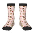 thumbnail image 1 of Rateoe Halloween Gnomes Pattern Children's Socks, Socks Gifts ,kids Crew Soft Cotton Socks , Moisture-Wicking, Durable, Ideal for Daily Wear & Sports, 1 of 5