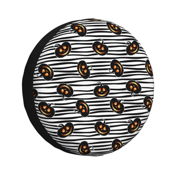 Rateoe Haloween Pumpkins Pattern Tire Cover Wheel Protectors Weatherproof Wheel Covers Universal Fit for Trailer Rv SUV Truck Camper Travel Trailers Accessories-15 inch