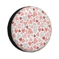 thumbnail image 1 of Rateoe Hand Drawn Hearts Pattern Tire Cover Wheel Protectors Weatherproof Wheel Covers Universal Fit for Trailer Rv SUV Truck Camper Travel Trailers Accessories-16 inch, 1 of 6