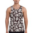 thumbnail image 1 of Rateoe Hand Drawn Pig Pattern Sleeveless Gym Shirt Muscle Tee Breathable Workout Shirt Slim-Fit Tank Quick Dry Fit Muscle Tank Top Bodybuilding Sleeveless T Shirt-Large, 1 of 7