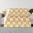 thumbnail image 1 of Rateoe Hand Drawn Snake Pattern Flannel Throw Blanket, Ultra-soft Blanket for Bed, Couch, Car, Hypoallergenic Anti-pilling blanket-60"x50"(Horizontal), 1 of 6