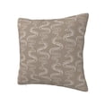 thumbnail image 1 of Rateoe Hand Drawn Snake Pattern Throw Pillow Cover Premium Pillow Stuffer Sham Square for Decorative Cushion Bed Couch Sofa(Pillow insert not included), 1 of 8