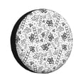 thumbnail image 1 of Rateoe Hand Drawn Snake Pattern Tire Cover Wheel Protectors Weatherproof Wheel Covers Universal Fit for Trailer Rv SUV Truck Camper Travel Trailers Accessories-15 inch, 1 of 6