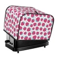 thumbnail image 1 of Rateoe Hand Drawn Strawberry Pattern Toaster Covers 4 Slice Wide Slot,Bread Machine Cover,Bread Dust Cover & Fingerprint Protection,Appliance Covers, 1 of 6