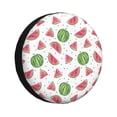 thumbnail image 1 of Rateoe Hand Drawn Watermelon Pattern Tire Cover Wheel Protectors Weatherproof Wheel Covers Universal Fit for Trailer Rv SUV Truck Camper Travel Trailers Accessories-14 inch, 1 of 6