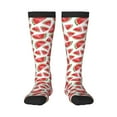 thumbnail image 1 of Rateoe Hand Drawn Watermelon Pattern Women’s Knee High Crew Socks,Trouser Socks Comfortable, Breathable, Moisture-Wicking and Soft, 1 of 6