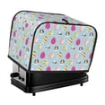 thumbnail image 1 of Rateoe Happy Easter Pattern Toaster Covers 2 Slice Wide Slot,Bread Machine Cover,Bread Dust Cover & Fingerprint Protection,Appliance Covers, 1 of 7