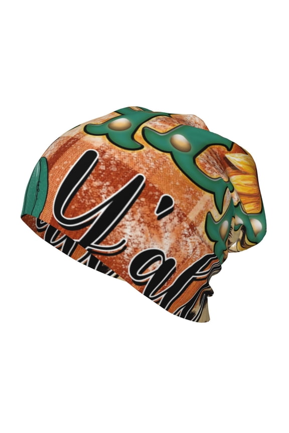 Happy Fall Y'All Kids Beanie Warm Knit Beanie Hats Boys Girls Winter Hat Soft Slouchy Hats for Kids