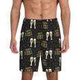thumbnail image 1 of Rateoe Happy New Year Print Men's Lounge Shorts – Soft & Breathable Pajama Bottoms with Pockets, Elastic Waistband, Lightweight Sleepwear for Nightwear & Loungewear-3X-Large, 1 of 6