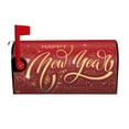 thumbnail image 1 of Rateoe Happy New Year2 Printed Mailbox Covers - Easy to Install Fall, Winter, Spring, Summer Mailbox Cover - Weather and UV-Resistant Mailbox Decor - Mailbox Magnetic Covers-21x18 in, 1 of 8