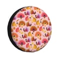 thumbnail image 1 of Rateoe Happy Thanksgiving Turkey Pattern Tire Cover Wheel Protectors Weatherproof Wheel Covers Universal Fit for Trailer Rv SUV Truck Camper Travel Trailers Accessories-15 inch, 1 of 6