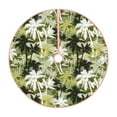 thumbnail image 1 of Rateoe Hawaii Palms Pattern Christmas Tree Skirt with Ties , Christmas Tree Decorations, Farmhouse Christmas Decor Xmas Holiday Decorations-30", 1 of 6
