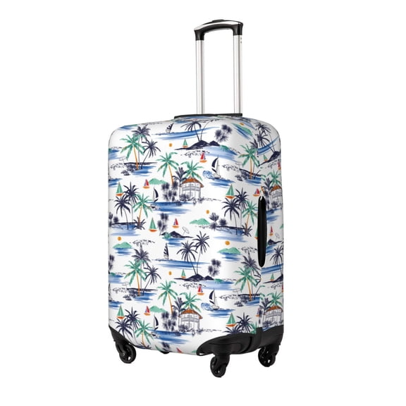 Rateoe Hawaii Palms Printed Luggage Cover, Suitcase Protector Fits 18-32 Inch Luggage-Large