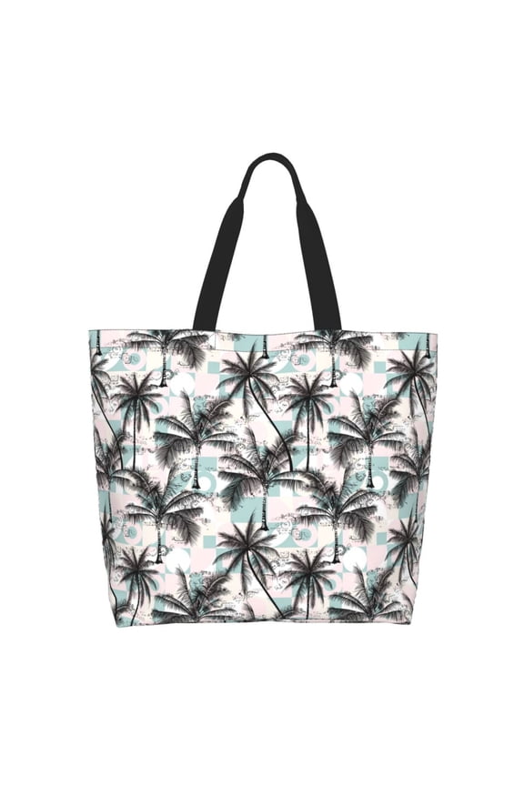 Hawaii Palms Tote Bag - Waterproof Lightweight Handbags Travel Shoulder Bag for Hiking Yoga Gym Swimming Travel Beach