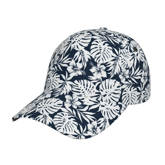 Rateoe Hawaiian Style Pattern Baseball Cap Outdoor Cap Mountain Dad Hat - Unstructured Soft Cotton Cap-Adjustable UV Protection Cap