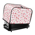 thumbnail image 1 of Rateoe Hearts Pattern Toaster Covers 2 Slice Wide Slot,Bread Machine Cover,Bread Dust Cover & Fingerprint Protection,Appliance Covers, 1 of 7