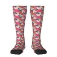 thumbnail image 1 of Rateoe Hearts for Valentines day Pattern Women’s Knee High Crew Socks,Trouser Socks, – Comfortable, Breathable, Moisture-Wicking and Soft, 1 of 6