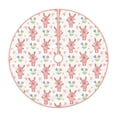 thumbnail image 1 of Rateoe Hello Rabbit Pattern Christmas Tree Skirt with Ties , Christmas Tree Decorations, Farmhouse Christmas Decor Xmas Holiday Decorations-48", 1 of 6
