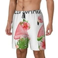 thumbnail image 1 of Rateoe Hello Summer Gnome Pattern Men’s Swim Shorts with Compression Liner – Double-Layered Quick-Dry Swimwear, Comfortable & Stretchy Beach Shorts-Small, 1 of 6