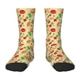 thumbnail image 1 of Rateoe Herb Of Burger Pattern Children's Socks, Socks Gifts ,kids Crew Soft Cotton Socks , Moisture-Wicking, Durable, Ideal for Daily Wear & Sports, 1 of 5