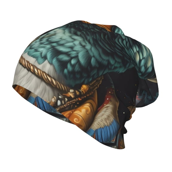 Rateoe Hip-Hop Duck Kids Beanie Warm Knit Beanie Hats Boys Girls Winter Hat Soft Slouchy Hats for Kids