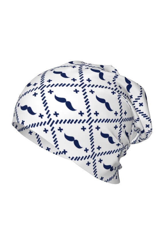 Hipster Mustache Kids Beanie Warm Knit Beanie Hats Boys Girls Winter Hat Soft Slouchy Hats for Kids