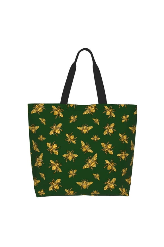 Hohey Bee Tote Bag - Waterproof Lightweight Handbags Travel Shoulder Bag for Hiking Yoga Gym Swimming Travel Beach