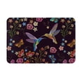 thumbnail image 1 of Rateoe Humming Bird Pattern Flannel Door Mat Indoor Outdoor Entrance, Waterproof All-Weather Doormat,Fade Resistant, Low Profile Entryway Mat 16x24in, 1 of 7