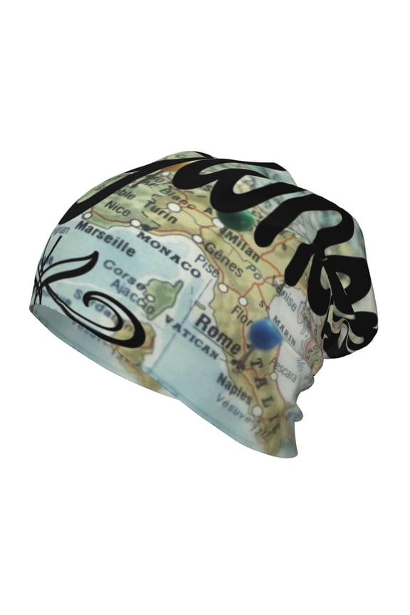 I Haven't Been Everywhere But Its On My List Kids Beanie Warm Knit Beanie Hats Boys Girls Winter Hat Soft Slouchy Hats for Kids