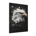 thumbnail image 1 of Rateoe Ink Style Bald Eagle Pattern Decorative Picture – Unique Modern Wall Art, Ready-to-Hang Canvas Print for Home (Vertical), 1 of 6