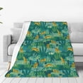 thumbnail image 1 of Rateoe Jungle Leopard Print Fuzzy Fleece Throw Blanket Extra Large,Super Soft,Fluffy and Warm Blankets for Couch,Bed,All Season Use (60"x50"), 1 of 8