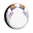 thumbnail image 1 of Rateoe LGBT Gnomes Pattern Tire Cover Wheel Protectors Weatherproof Wheel Covers Universal Fit for Trailer Rv SUV Truck Camper Travel Trailers Accessories-14 inch, 1 of 6