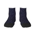 thumbnail image 1 of Rateoe LOVE Pattern Quarter Crew Socks,Toe Seamed Ankle Socks,Cotton Cushioned Breathable Athletic Crew Sports Socks, 1 of 7