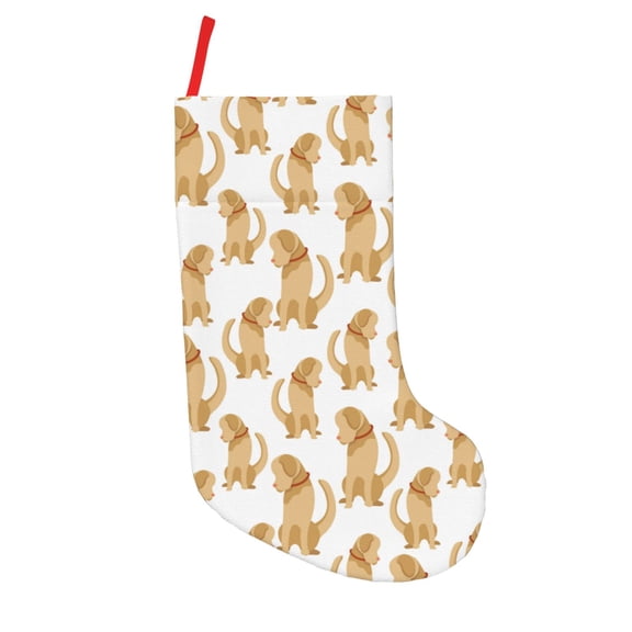 Rateoe Labrador Retriever Dog Print Christmas Stockings,18 Inch Large Christmas Stockings Decoration Ornaments for Holiday Home Fireplace Indoors