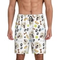 thumbnail image 1 of Rateoe Labrador Retriever Dog Print Men's Lounge Shorts – Soft & Breathable Pajama Bottoms with Pockets, Elastic Waistband, Lightweight Sleepwear for Nightwear & Loungewear-3X-Large, 1 of 6