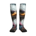 thumbnail image 1 of Rateoe Lady Duck Compression Socks for Women and Men 20-30mmHg-Circulation Support Socks Knee High Nurse Pregnant Running Medical and Travel Athletic, 1 of 7