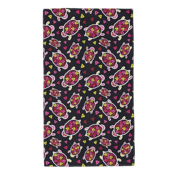 Rateoe Ladybug Pattern Microfiber Towel, Beach Towel, Pool Towel, Quick-dry Travel Towel, Soft and Plush towel, Absorbent Towel-27.5x16 Inch