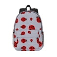 thumbnail image 1 of Rateoe Ladybug Pattern Student Backpack Water-resistant Backpack 15-inch Laptop Backpack Lightweight Adjustable School Backpack, 1 of 6