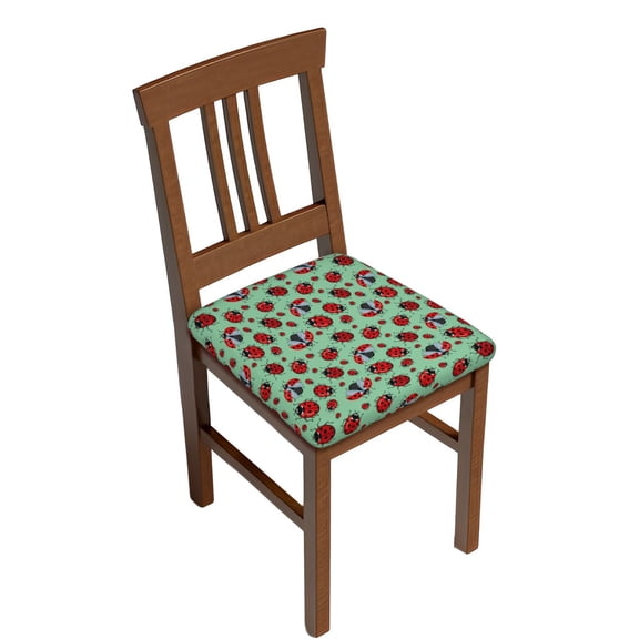 Rateoe Ladybugs 3 Pattern Square Couch Cushion Covers, Sofa Furniture Protector Slipcover with Bottom Tie rope, Soft Non-Slip Non-Wrinkle Non-Sticky-Four Pieces