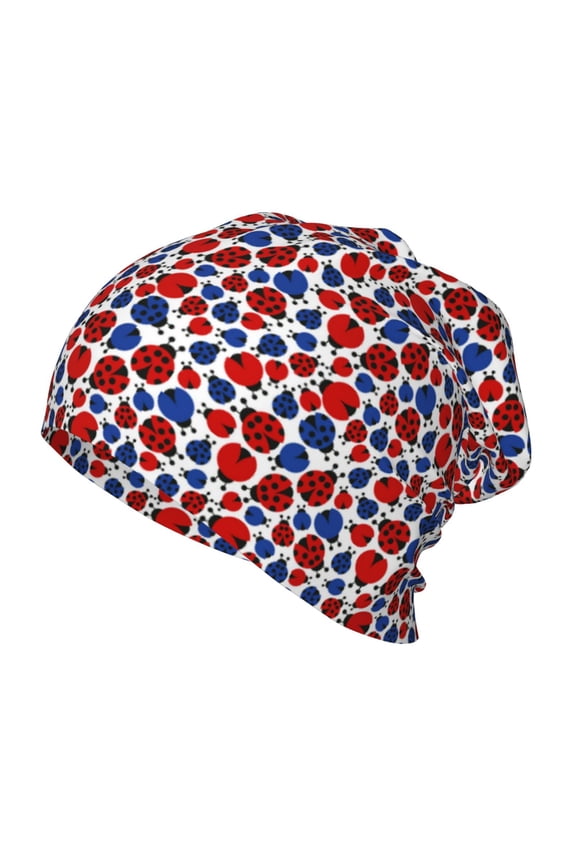 Ladybugs Kids Beanie Warm Knit Beanie Hats Boys Girls Winter Hat Soft Slouchy Hats for Kids