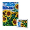 thumbnail image 1 of Rateoe Landscape With Sunflowers Pattern Wooden Picture Puzzle ,1000 Piece Jigsaw Puzzle ,Family Fun Puzzle, Home Décor Puzzle, Gift Puzzle(Horizontal style), 1 of 9